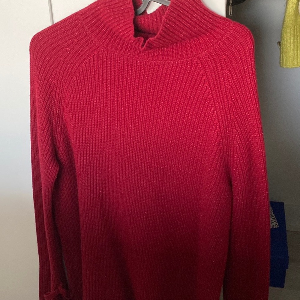 red sweater